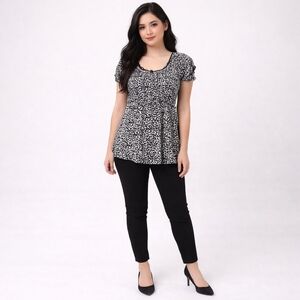 Jason Maxwell Leopard Cheetah Print Top